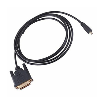 Rich2.br DOONJIEY อะแดปเตอร์สายเคเบิล ชุบทอง Micro HDMI 03 1 18 ม. เป็น DVI 24+1Pin สําหรับ HDTV