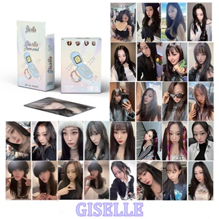 Giselle AESPA โฟโต้การ์ด อัลบั้มเลเซอร์ โลโม่ การ์ด Solo Kpop คอลเลกชัน 50 ชิ้น/กล่อง