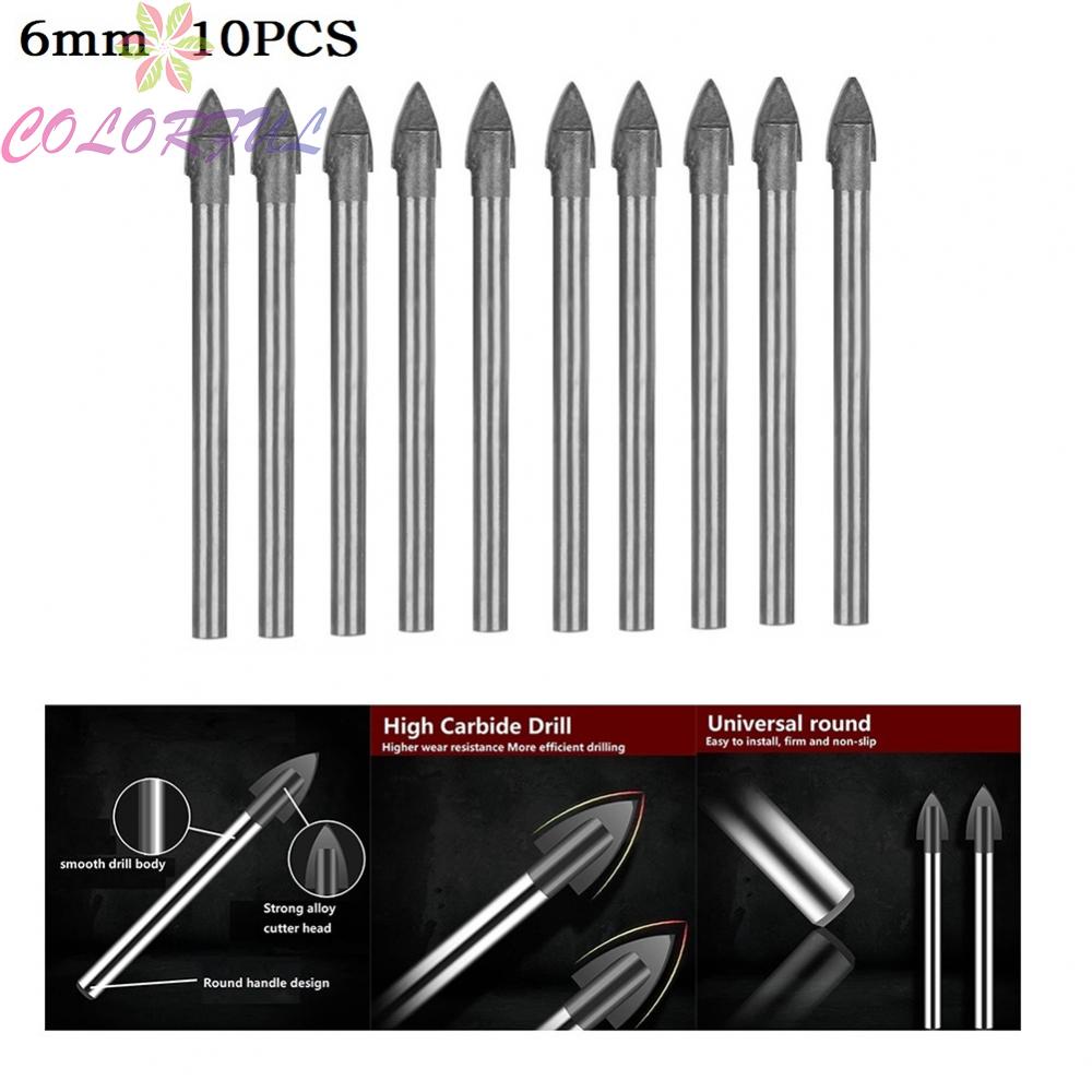 【COLORFUL】Drill Bit Ceramic Tile Cutter Glass Drill Bit Tungsten