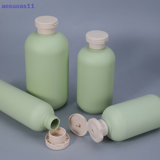 Aosuoas ขวดพลาสติกใส่สบู่เหลว แชมพู โลชั่น แบบเติมได้ ขนาด 200 มล.~500 มล. 1 ชิ้น