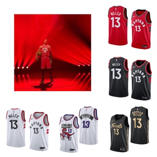 Toronto Raptors #13 Malcolm Miller เสื้อสเวตเตอร์ของเสื้อบาสเก็ตบอล NBA Jersey