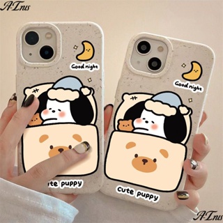 เคสโทรศัพท์มือถือ แบบนิ่ม ลายสุนัขนมน่ารัก กันกระแทก สําหรับ Apple Iphone 11 12 1314pro 7 8pl N9YR