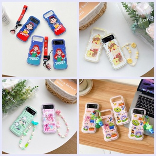 เคสโทรศัพท์มือถือ ลายการ์ตูนอนิเมะน่ารัก พรีเมี่ยม สําหรับ Samsung Galaxy Z Flip4 Z Flip3 Z Flip4 Z Flip3