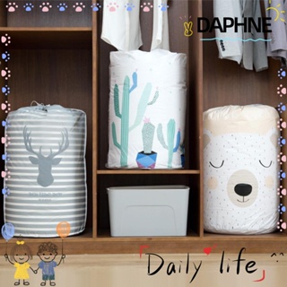 Daphne กระเป๋าเก็บผ้าห่ม ลายการ์ตูนหมี กันน้ํา กันชื้น ของใช้ในครัวเรือน