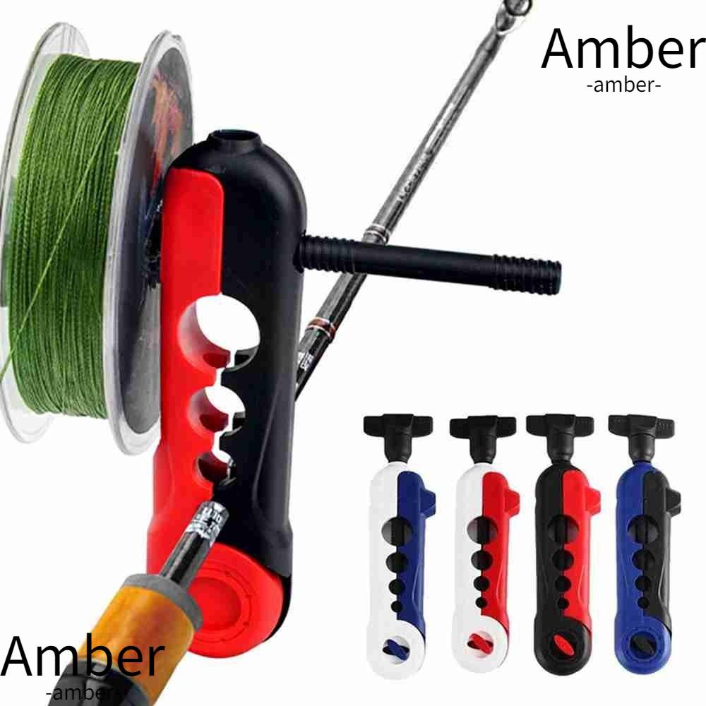 amber-อุปกรณ์ม้วนสายเบ็ดตกปลา-ถอดออกได้