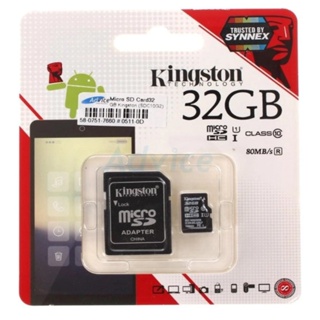 ของแท้ประกันศุนย์ KINGSTON MICRO SD CARD 32 GB Class 10