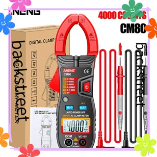 Backstreet เครื่องวัดแรงดันไฟฟ้าดิจิทัล ANENG CM80 CM81 NCV โอห์ม DC AC