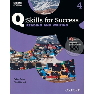 (Arnplern) : หนังสือ Q : Skills for Success 2nd ED 4, Reading &amp; Writing : Students Book +iQ Online (P)