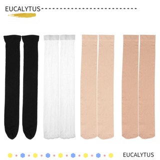 Eutus ถุงเท้ายาวเหนือเข่า ยืดหยุ่น คุณภาพสูง เซ็กซี่ ทึบแสง หลากสี แฟชั่นสําหรับสตรี