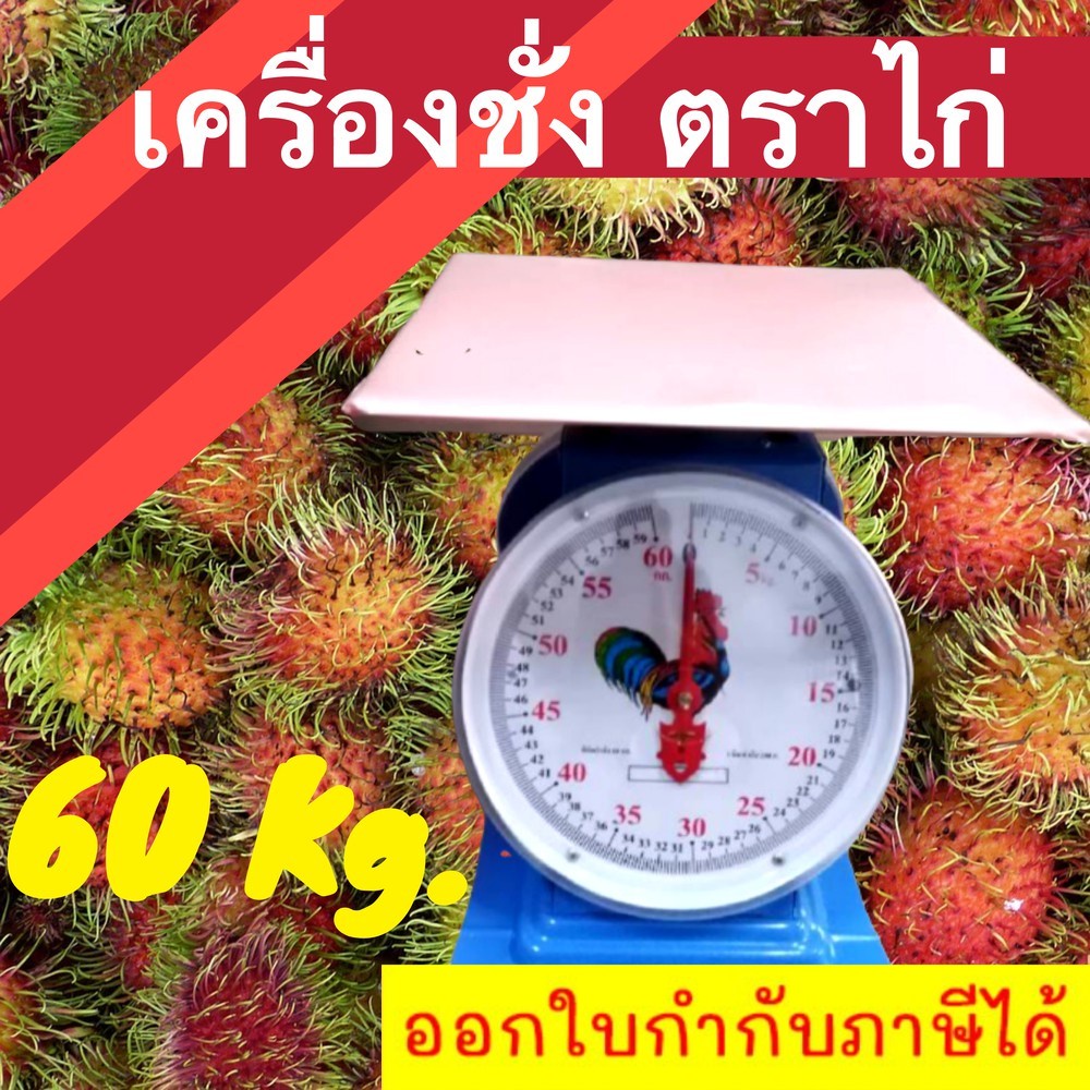 ส่งฟรี-kerry-best-seller-kitchen-scales-60-kg-เครื่องชั่งสปริง-ขนาด-60-กิโล-ไก่-จานแบน