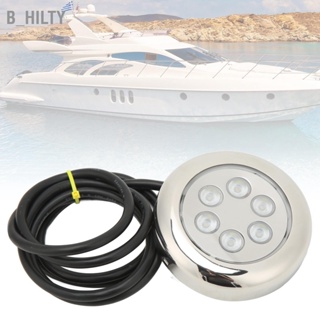 B_HILTY 3.5in LED Underwater Light Surface Mount IP68 Waterproof 12V‑24VDC for Yacht Marine Boat