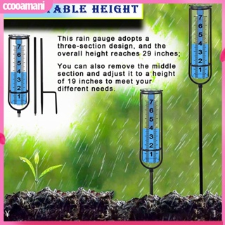 Ccooamani|  เครื่องวัดฝน ความแม่นยําสูง อ่านง่าย สําหรับวัดปริมาณน้ําฝน