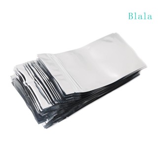 Blala ถุงฟอยล์อลูมิเนียมสีเงิน 8 5x14 ซม. 50 ชิ้น