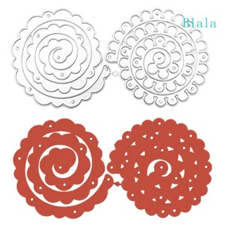 Blala แผ่นแม่แบบ ตัดลายดอกไม้ ลายนูน DIY สําหรับตกแต่งสมุด การ์ดวันเกิด การ์ดเชิญ งานเลี้ยง