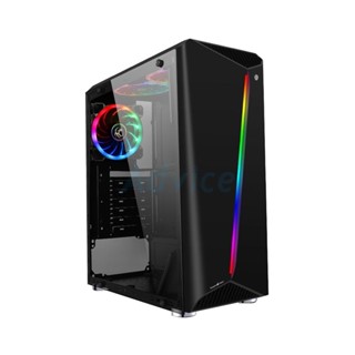 ATX CASE (NP) TSUNAMI GALAXY G7 DUAL RING PLUS (BLACK)