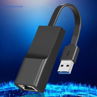 [ElectronicMall01.th] อะแดปเตอร์การ์ดเครือข่ายอีเธอร์เน็ต USB 3.0 RJ45 1000 Mbps สําหรับแล็ปท็อป PC Macbook Laptop to RJ45