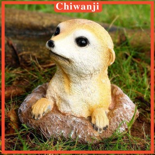 [Chiwanji] รูปปั้น Meerkat ของขวัญ สําหรับตกแต่งบ้าน สวนหลังบ้าน