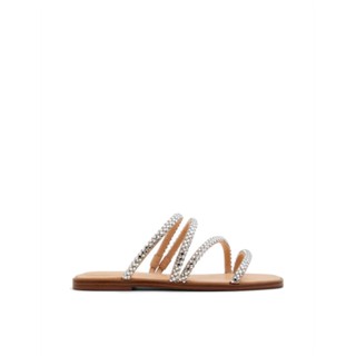 ALDO Triton Womens Flat Sandals - Silver