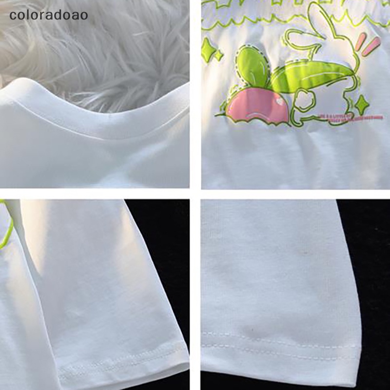 crd-เสื้อยืดลําลอง-แขนสั้น-คอกลม-พิมพ์ลายการ์ตูนกระต่าย-ทรงหลวม-แฟชั่นฤดูร้อน-สําหรับสตรี-zxh