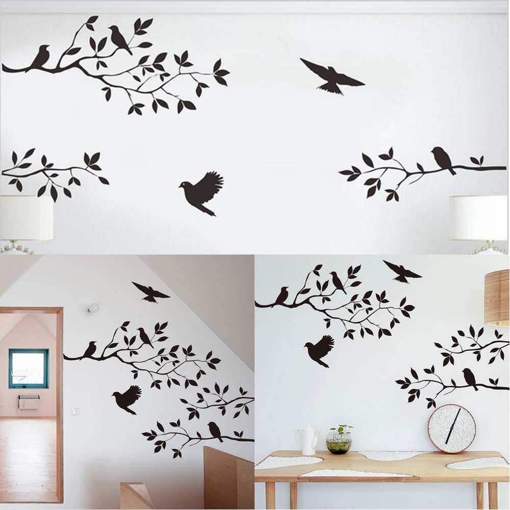 สติกเกอร์ไวนิล-รูปกิ่งต้นไม้-ลอกออกได้-สําหรับตกแต่งผนังบ้าน-diy