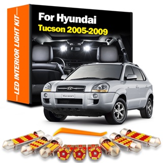 ชุดไฟ Led ติดป้ายทะเบียนรถยนต์ สําหรับ Hyundai Tucson 2005 2006 2007 2008 2009 12 ชิ้น