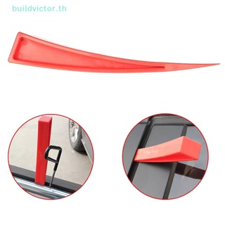Buildvictor ชะแลงพลาสติก สีแดง สําหรับซ่อมแซมประตู หน้าต่างรถยนต์
