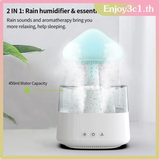 Raindrop Humidifier Essential Oil Diffuser Night Light Humidifier Rain Cloud Humidifier Mist Maker Fog Generator Aroma Light LIFE09