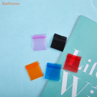 [BaiPester] ใหม่ ถุงซิปล็อค พลาสติก ขนาดเล็ก สําหรับใส่ยา 100 ชิ้น