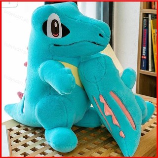 หมอนตุ๊กตา Pokemon Totodile ขนาด 60 ซม. เหมาะกับของขวัญ ของเล่นสําหรับเด็ก