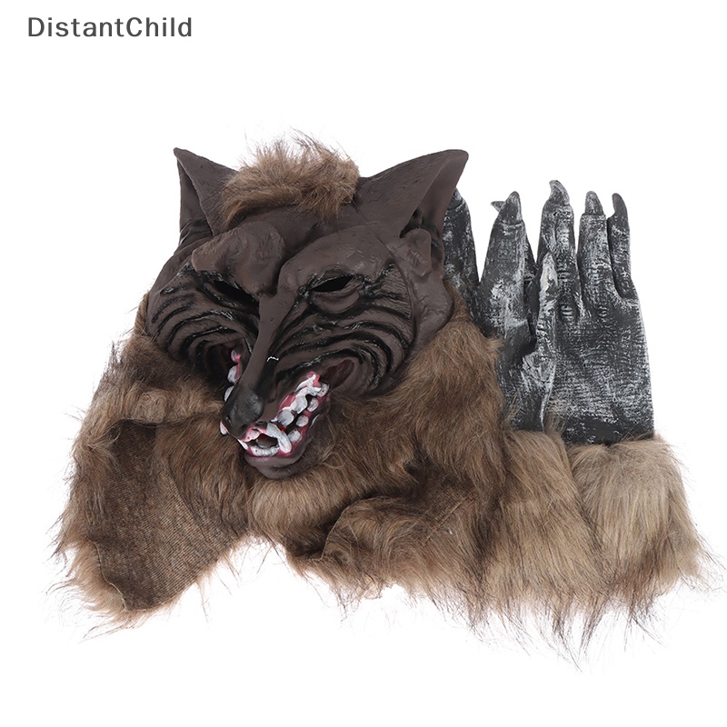 dsth-หน้ากากหัวหมาป่า-ถุงมือหมาป่า-น่ากลัว-สําหรับปาร์ตี้ฮาโลวีน