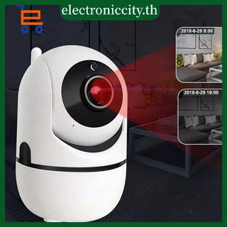 กล้องวงจรปิดไร้สาย 360° กล้องวงจรปิด HD กล้องวงจรปิด wifi home camera Auto Tracking ด้วยการมองเห็นตอนกลางคืน