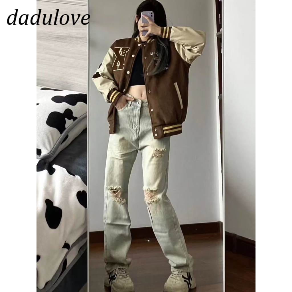 dadulove-new-american-style-street-retro-womens-jeans-high-waist-ripped-wide-leg-pants-plus-size-trousers