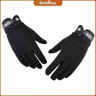 B.B. ถุงมือมอเตอร์ไซค์ รุ่น 5.11 ไบค์เกอร์  Non-slip gloves