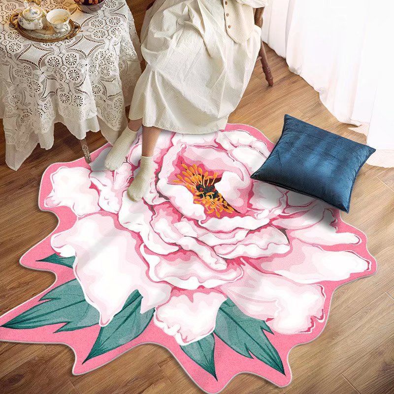 พรมปูพื้น-รูปดอกไม้-กันลื่น-สําหรับแขวนตกแต่งห้องนอน-ห้องนั่งเล่น-โซฟา-โต๊ะกาแฟ