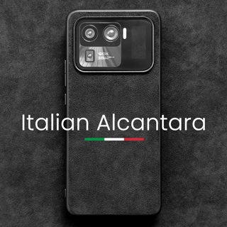 Alcantara เคสโทรศัพท์มือถือหนังเทียม หรูหรา สําหรับ Xiaomi Mi 11 Ultra 5G