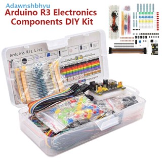 Adhyu ชุดอุปกรณ์อิเล็กทรอนิกส์ เบรดบอร์ด 830 จุด พร้อมกล่อง สําหรับ Arduino UNO R3 DIY TH