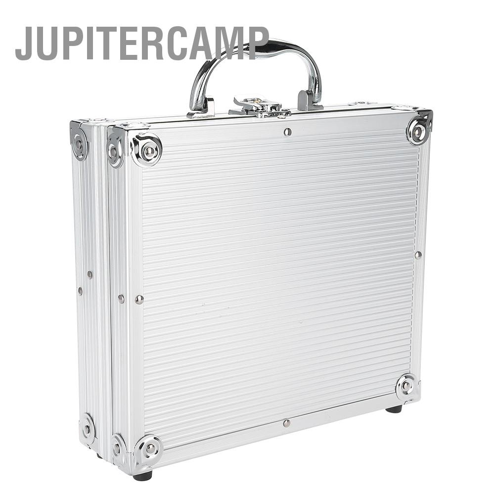 jupitercamp-กล่องเก็บเครื่องสักอลูมิเนียมกล่องใส่ปืนกลกล่องเปล่าออแกไนเซอร์แผ่นโฟม