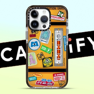 Casetify เคสโทรศัพท์มือถือ ลายมอนสเตอร์ ประดับกลิตเตอร์ ขนเฟอร์ สีฟ้า สําหรับ iPhone 14ProMax 13Pro 13 11 12Promax 13Promax 11 12 13 14