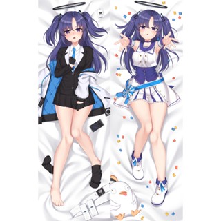 ปลอกหมอนสองด้าน ลายอนิเมะ dakimakura Otuka Waifu สีฟ้า