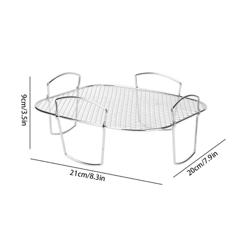 blala-ชั้นวางเครื่องทอดไร้น้ํามัน-สเตนเลส-สําหรับหม้อทอดไร้น้ํามัน