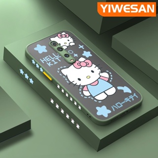เคสซิลิโคนใส ขอบสี่เหลี่ยม กันกระแทก ลาย Hello Kitty สําหรับ Xiaomi MI 9T Pro Redmi K20 Pro