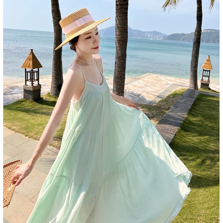 ชุดเดรสกระโปรงยาว-ทรงเอ-แฟชั่นฤดูร้อน-สําหรับสตรี