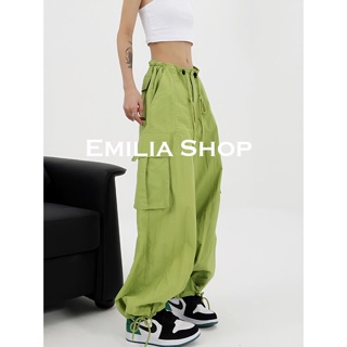 EMILIA SHOP  กางเกงขายาว กางเกงเอวสูง ผู้หญิงสไตล์เกาหลี เสื้อผ้าแฟชั่นผู้หญิง y2k 2023 ใหม่  สบาย สไตล์เกาหลี fashion Chic A20M06I 36Z230909