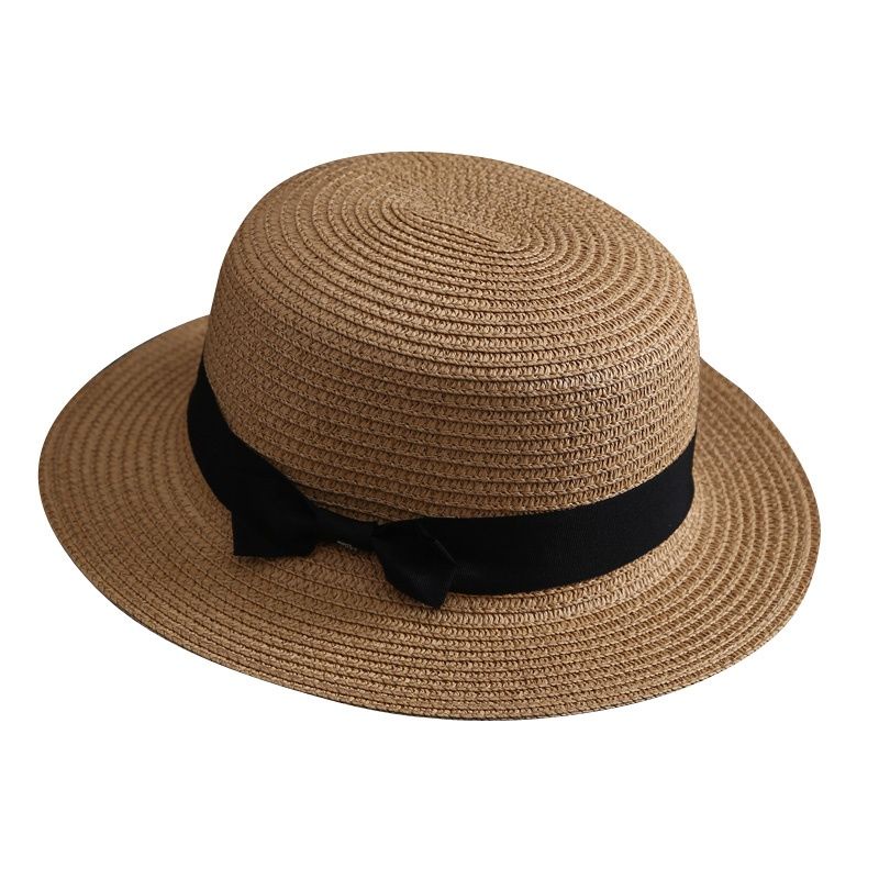 feeeddi-หมวกฟาง-สไตล์อังกฤษ-ย้อนยุค-ฤดูร้อน-สําหรับผู้หญิง