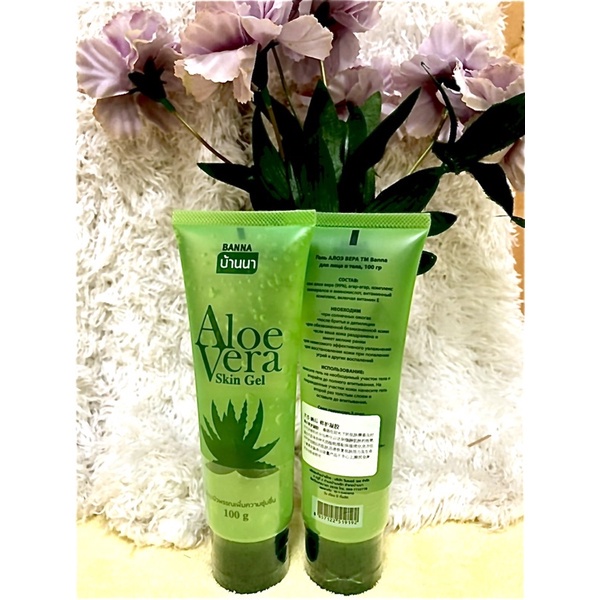 เจลว่านหางจระเข้-6-สูตร-1-หลอด-banna-aloe-vera-gel-100ml