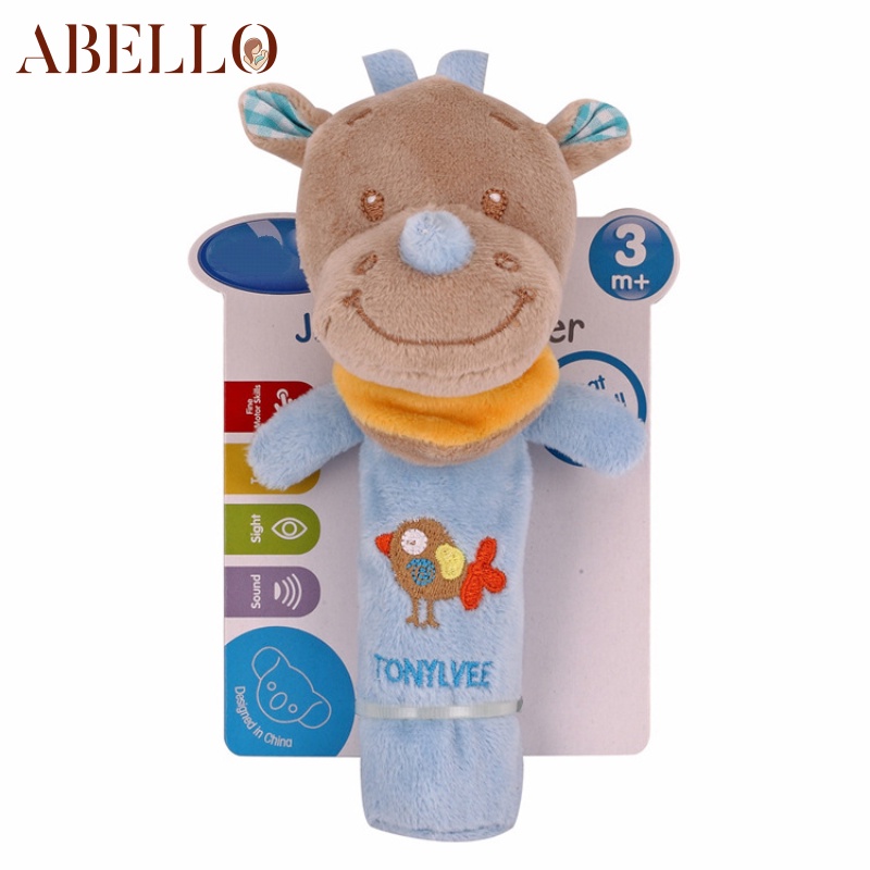abello-ของเล่นเด็กทารกแรกเกิด-ตุ๊กตาการ์ตูนสัตว์ถือของเล่นเด็ก