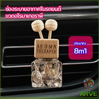 ARVE ขวดน้ำหอมอโรม่า  ขวดน้ำหอมติดช่องแอร์รถยนต์  car perfume bottle