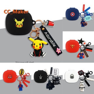 Anker Soundcore R50i / Anker Soundcore Life P3 Case Cartoon Block Keychain Pendant Pokemon Pikachu Soundcore Life P3 Shockproof Case Protective Cover Anker Soundcore R50i Cover Soft Case