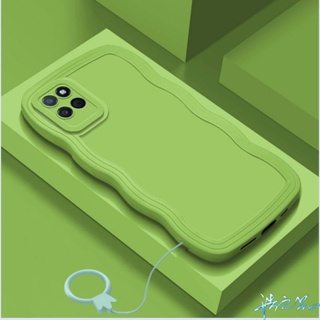 เคสโทรศัพท์มือถือ TPU ลาย Free lanyard เรียบง่าย สําหรับ Realme 8i 5 สี