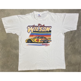  พิมพ์ลาย หายาก! เสื้อยืด ลาย Rick Wilson Kodak Film Nascar Winston Cup Nascar สไตล์วินเทจ ขนาดใหญ่ 1989